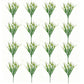 16Pcs Artificial Plants Outdoor Fake Lavender Realistic Plastic Faux Plants for Balcony Patio