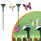 2Pcs Solar Flying Butterfly Garden Decoration