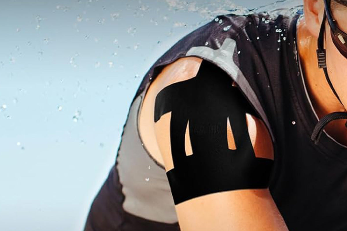 20PCS Kinesiology Tape For Shoulder Precut Enhance Elastic Sports Tape For Shoulder Support -Cuticolor