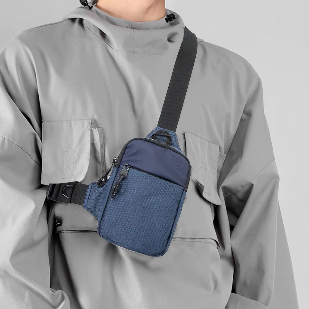 Travel Sling Bag Crossbody Bag Water-resistant Chest Bag for Men