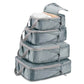 6Pcs Travel Luggage Compression Packing Cubes Storage Bag