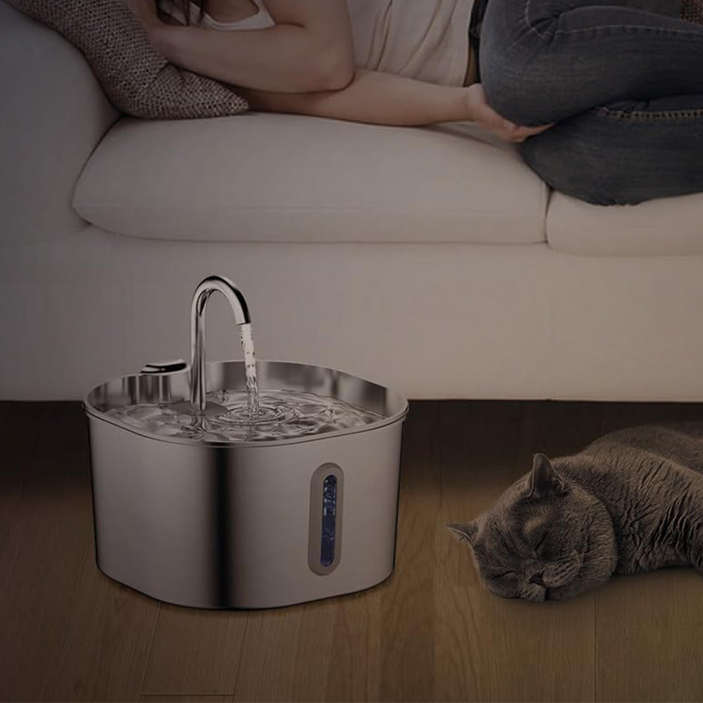 Electronic Automatic Pet Water Fountain USB 2.2L for Cats and Small Animals