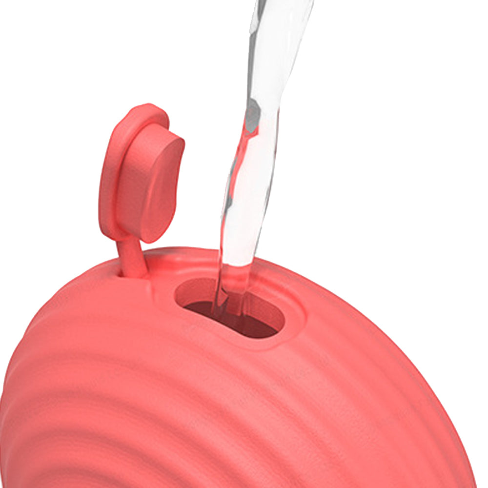 2Pcs Reusable Silicone Ice Facial Cube Massager Ice Roller-Blue and Pink