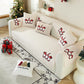 Christmas Sherpa Fleece Slipcover Protector Sofa Throw Cover Soft Thick Cozy Sofa Throw