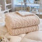 150X200cm Reversible Artificial Plush Blanket
