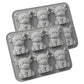 2 Pack 6 Cavity Silicone Highland Cow Ice Cube Molds