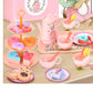 Pretend Play Tea Party Set with Dessert and Carrying Case for Role Play