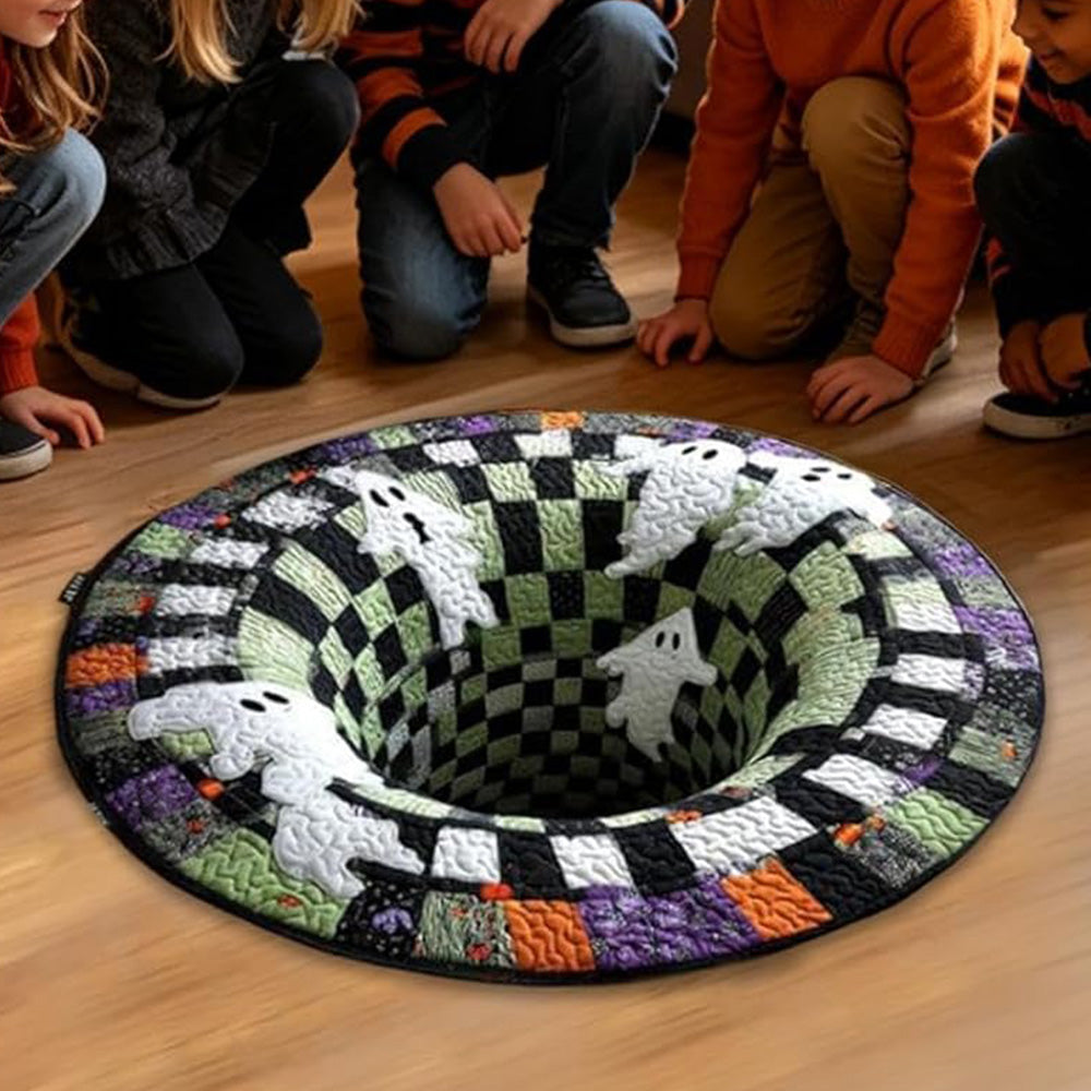 3D Round Non Slip Soft Halloween Rug for Living Room Bedroom-Style 2