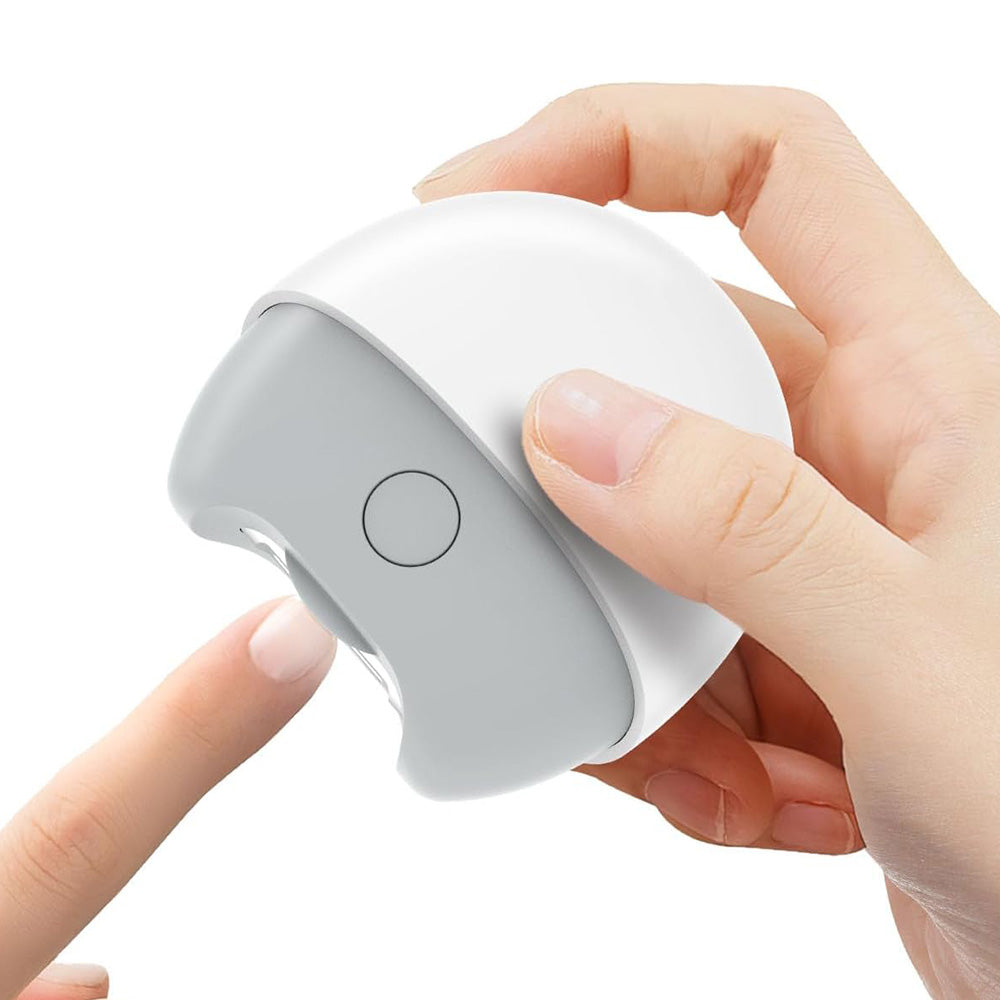 Electric Automatic Nail Clipper With Light And Nail Scraps Storage For Adult