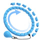 Weighted Hoola Circle Hoop 32 Section Smart Hula Thin Waist Fitness Weight with Rollers