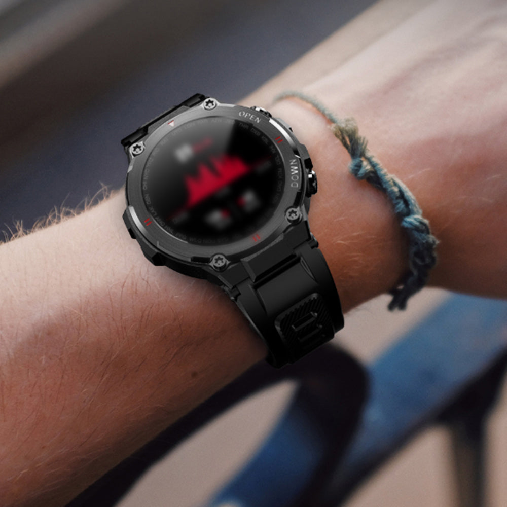 Bluetooth Smart Watch Health Fitness Tracker Blood Pressure Heart Rate Sport Watch