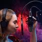 USB Condenser RGB Gaming Microphone with Tripod Stand