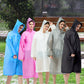EVA Reusable Unisex Waterproof Hooded Raincoat