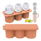 Ice Cube Tray for Stanley 30-40 Oz Tumbler Cup Silicone Ice Mold Maker with Lid