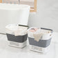 35L Collapsible Laundry Basket Clothes Hamper Washing Cleaning Organizer Bin