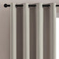 Blackout Curtain Panel with Black Liner Heat & Light Blocking Drapes