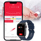 Multifunctional Waterproof Smart Watch with ECG  PGG Stand with Belt and Chest Sticker
