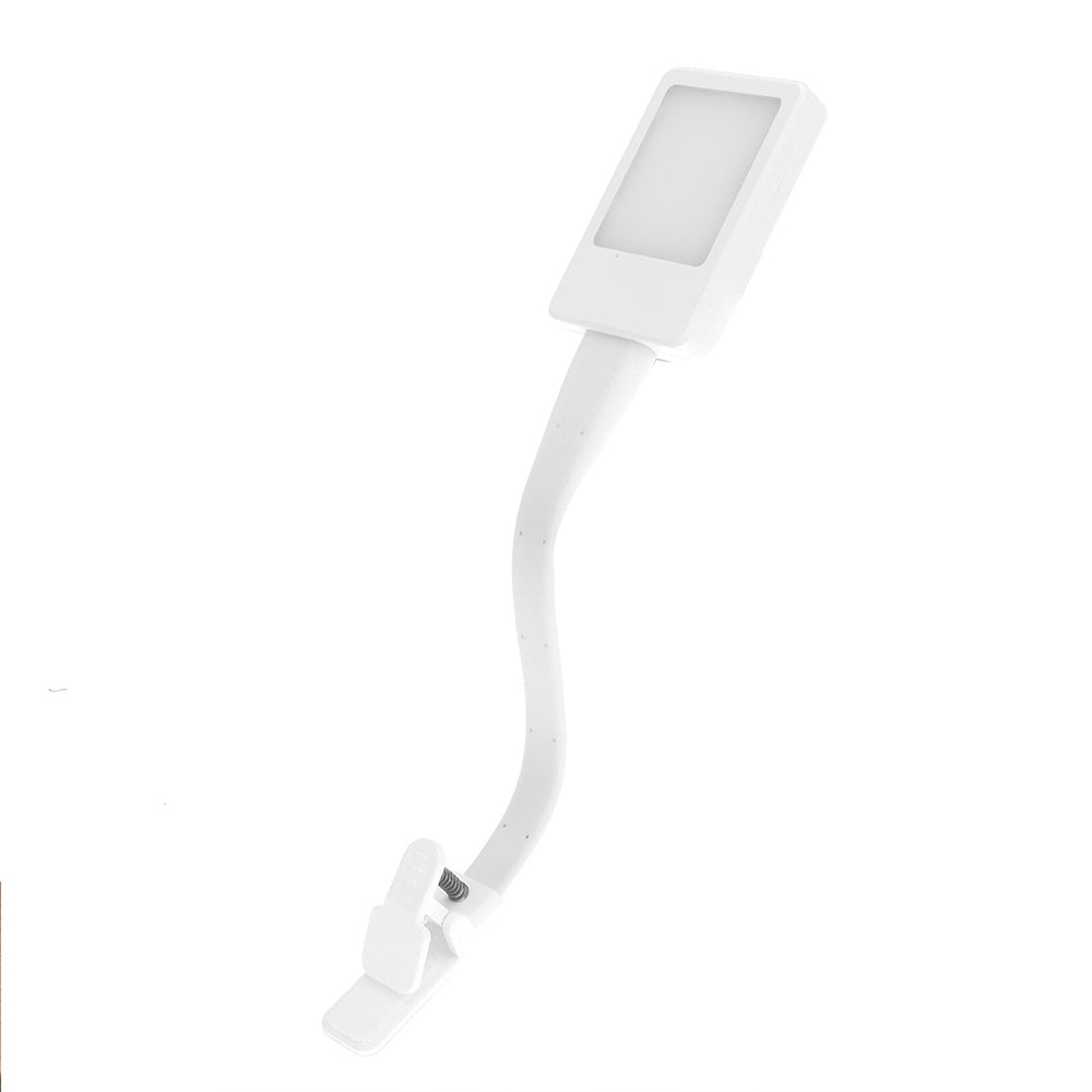 LED Book Reading Light Lamp USB Rechargeable Flexible Clip On Bed Desk Table