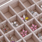 Organizer Case Box Holder Storage Jewelry Earring Ring Velvet Display Travel Portable