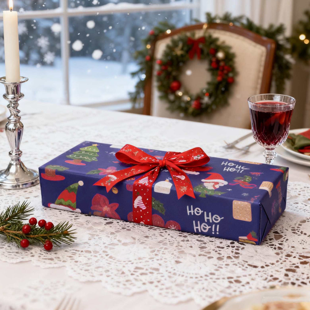 Christmas Wrapping Paper for Gift Wrap Party Decor and DIY Crafts