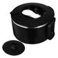 1200ML Large Ramen Bow with Lid Spoon Storage Bag Stainless Steel Food Container for Microwave