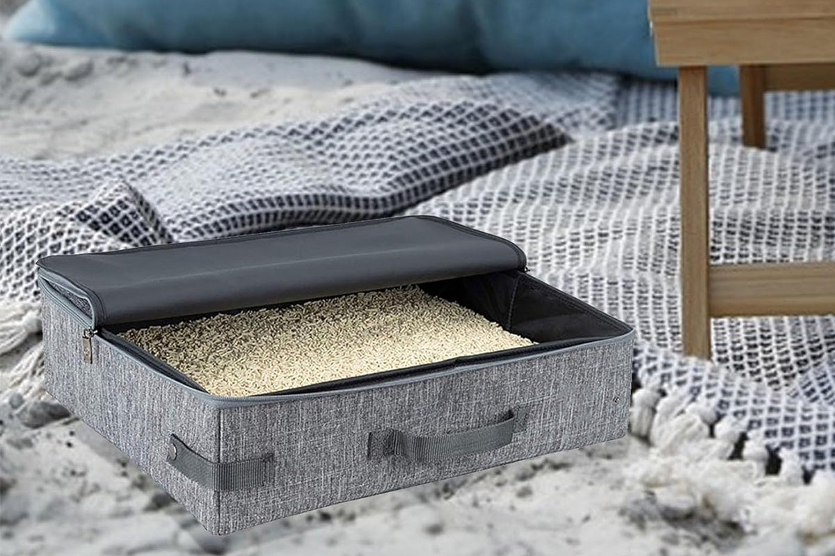 Foldable Portable Travel Litter Box for Cats Waterproof Lightweight & Easy to Clean