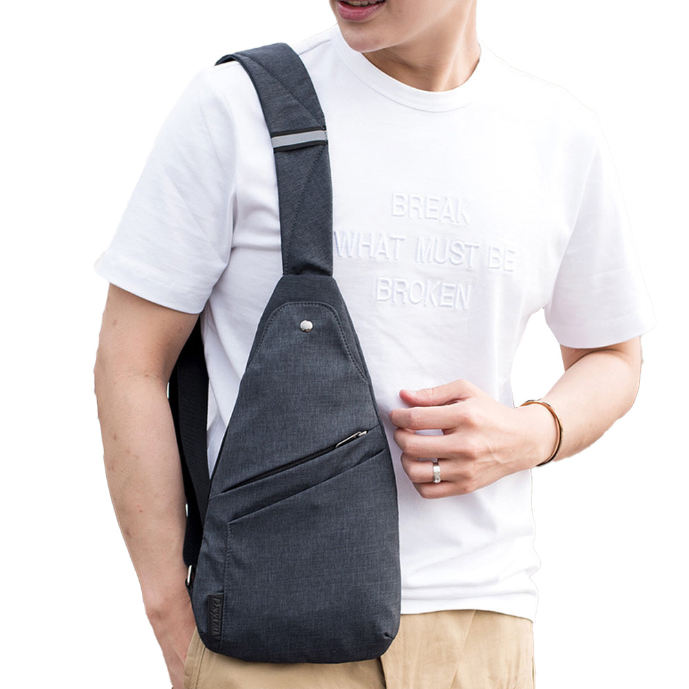 Anti-theft Sling Chest Pack Lightweight Crossbody Pocket Bag