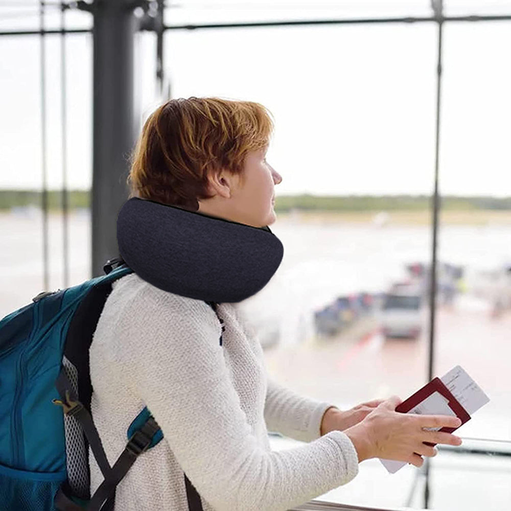 Memory Foam Travel Pillow for Sleep Neck Pillow