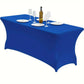 Spandex Fitted Tablecloth Rectangular Stretch Table Cover for Wedding Party