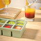 3 Pack Silicone Ice Cube Trays with Lids Large Ice Mold for Freezer