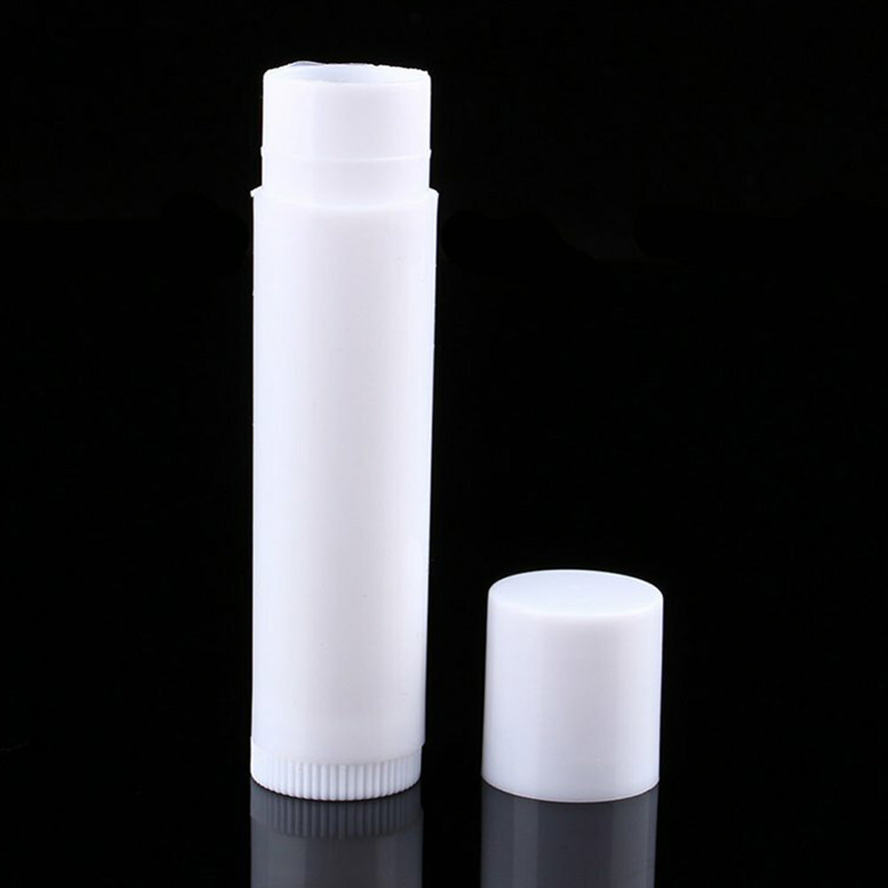 100 PCS Empty Lip Balm Tubes 5g Twist Up Plastic Lipstick Containers for Homemade Lip Gloss Lipstick