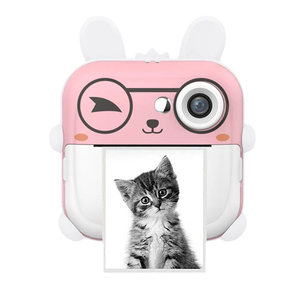 Kids Instant Print Camera with 2 Rolls Print Paper