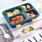 Portable Microwaveable Lunch Box Bento Box-4-Compartment