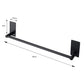 2XStainless Steel Self-Adhesive Towel Rack for Bathroom No Drilling Required