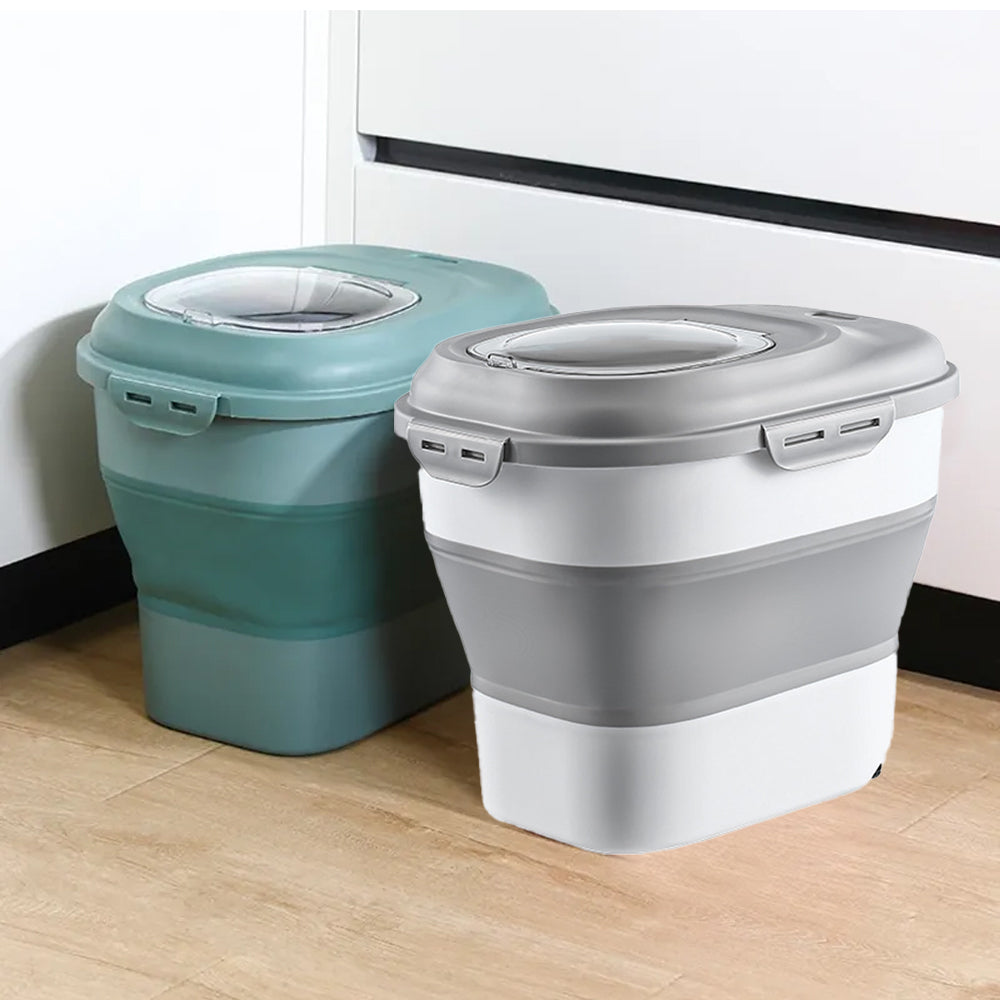 Collapsible Dog Pet Food Storage Container