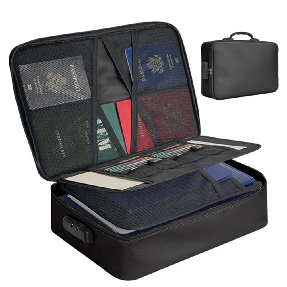Multi Layer Document Storage Bag Large Capacity File Organizer Storage Box
