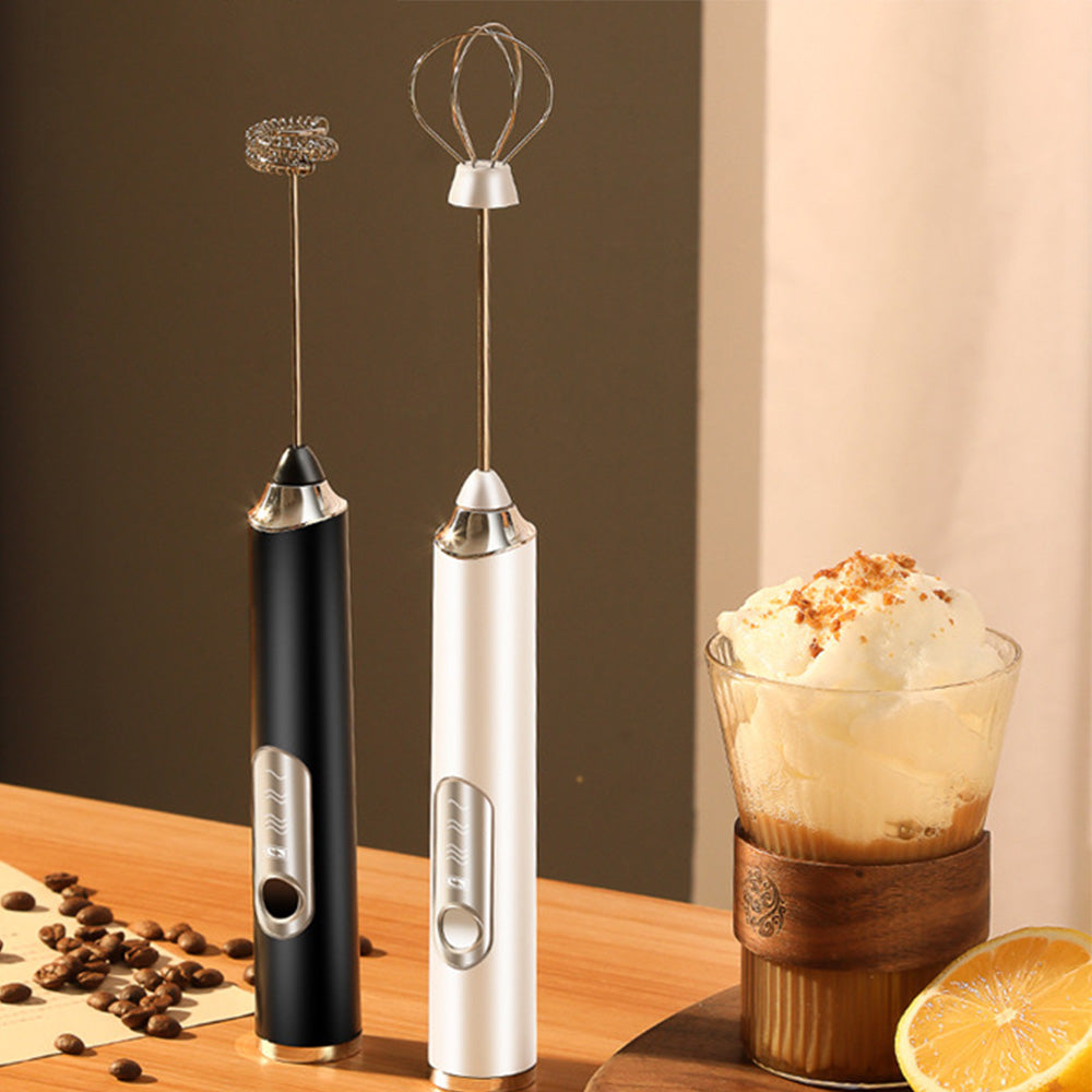3 in 1 Milk Frother Electric Coffee Stirrers for Coffee Latte Oat Milk