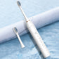 Couple's Electric Toothbrush Set with Travel Case -White and Pink