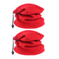 2Pcs Unisex Polar Fleece Neck Warmer 3 In 1 Multifunctional Scarf