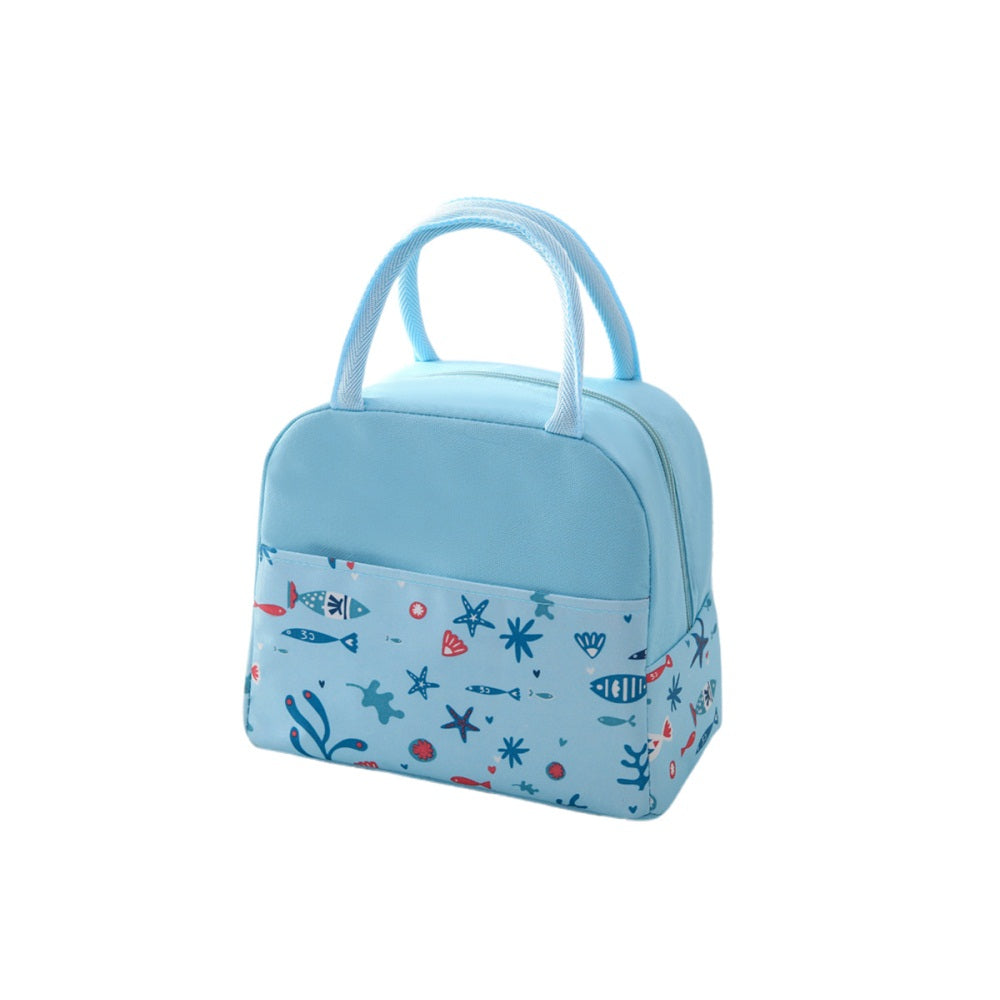High-Capacity Oxford Cloth Lunch Bag Tote Bag