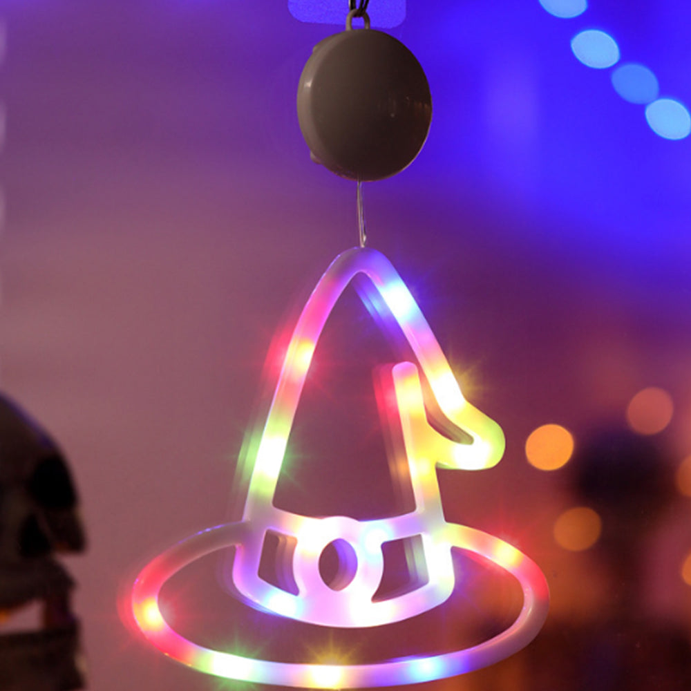 Halloween Window LED Light with Suction Cup Battery Operated-Hat