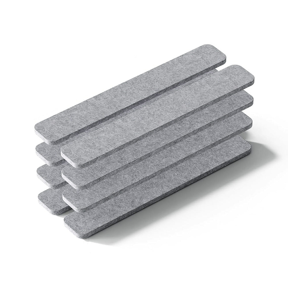 8 Pack Self Adhesive Felt Display Strips with 35 Push Pins for Wall Decor
