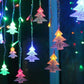 4m Curtain String Lights Waterproof Christmas Window Lights for Party Decorations