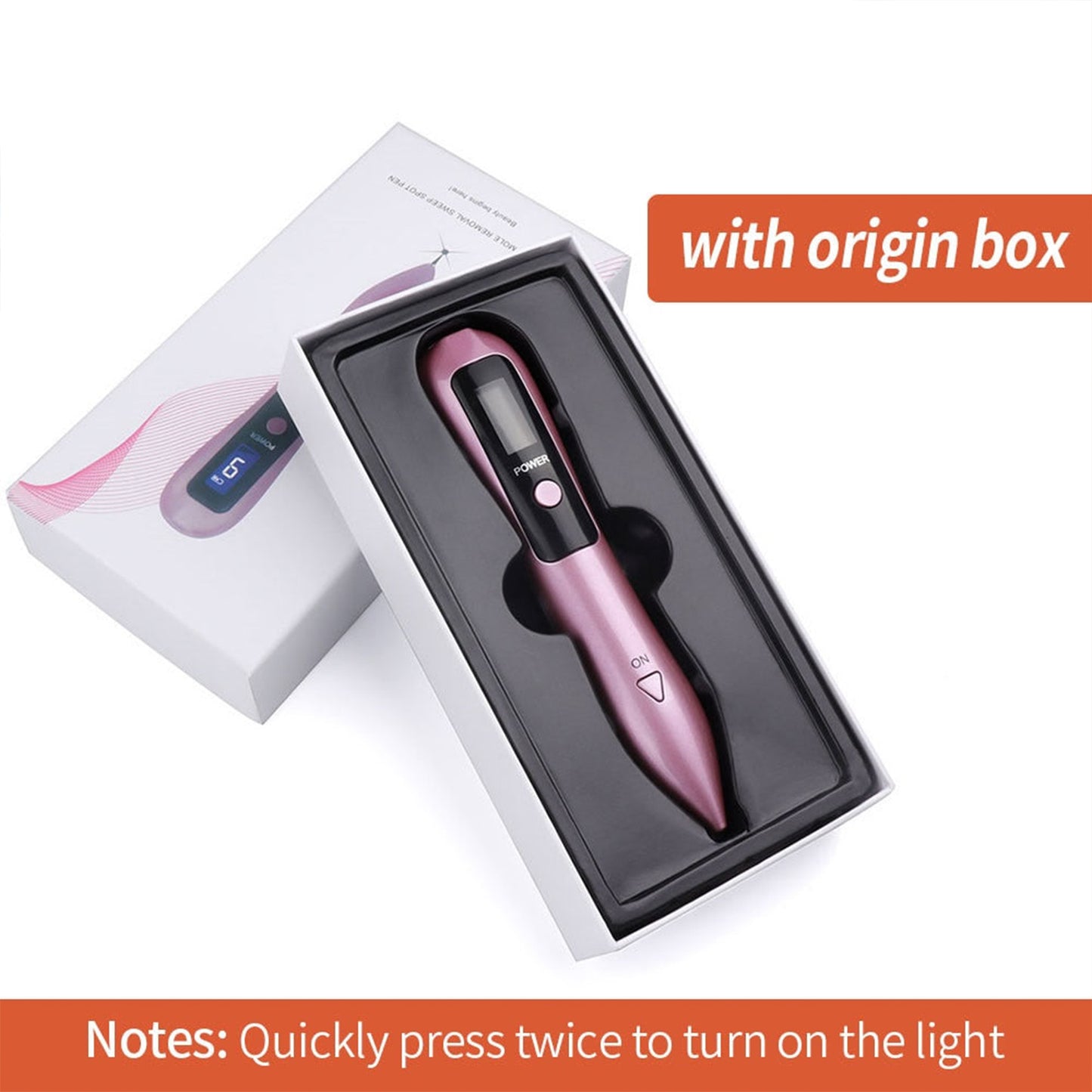 Rechargeable Nine Level Adjustable Skin Spot Removal Pen LCD Plasma Pen