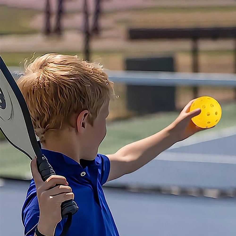 12-Pack 40-Hole Outdoor Pickleball Balls USAPA Approved Durable Pickleball Set