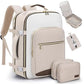 40L Travel Backpack for Men and Women Waterproof Carry On Bag with 3 Storage Pouches