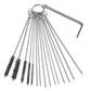 Carburetor Cleaning Brush Kit with 13 Wires Set and Multiple Sizes for Different Cleaning Needs