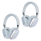 2Pcs Wireless Bluetooth 5.3 Stereo Over Ear Headset