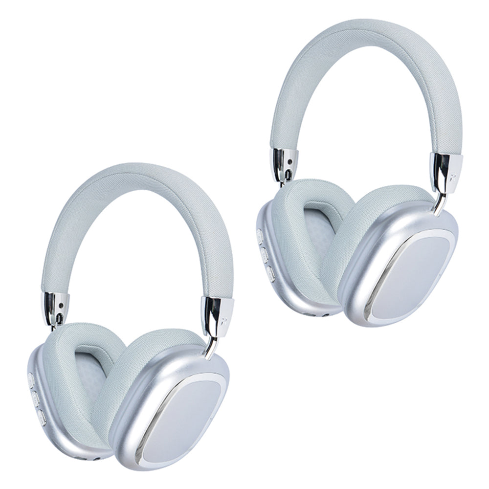 2Pcs Wireless Bluetooth 5.3 Stereo Over Ear Headset