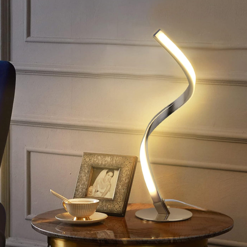 2Pcs LED Spiral Desk Lamp